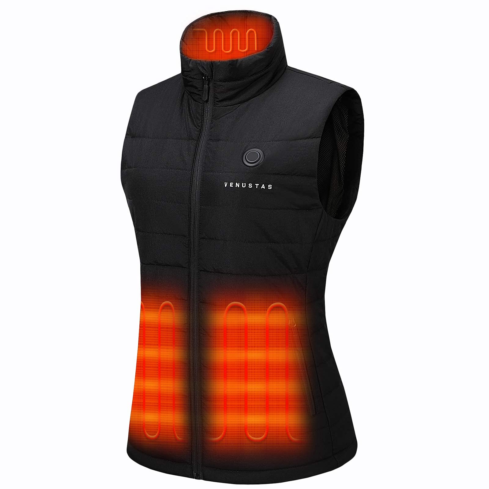 VenustasWomen's Heated Vest with Battery Pack 7.4V, Heated clothes for women