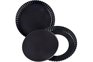 9 inch fluted tart pan with removable bottom