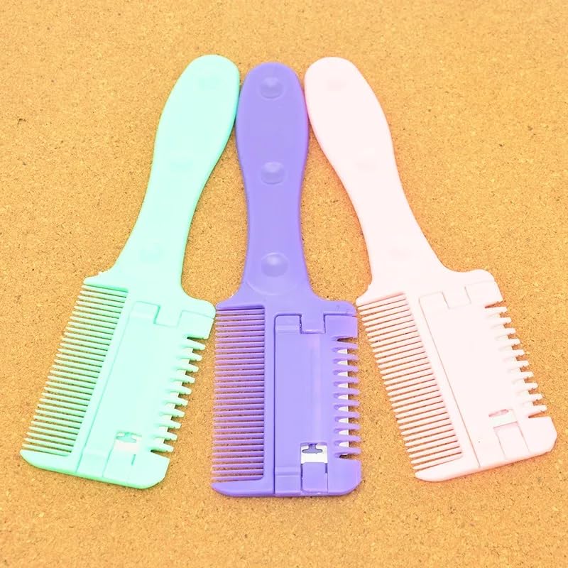 ayushicreationa 1pc Thickened Hair Thinning Razor Comb, Double Sided Hair Cutter Comb Suitable for Hair Cutting and Styling Professional Hairdressing Tool For Men Women Multicolor 4
