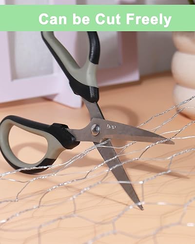 Miniatura 3 de Red de alambre de pollo para aves de corral, 13.7 x 157 pulgadas, valla de jardín para animales, alambre de pollo para manualidades, valla de malla