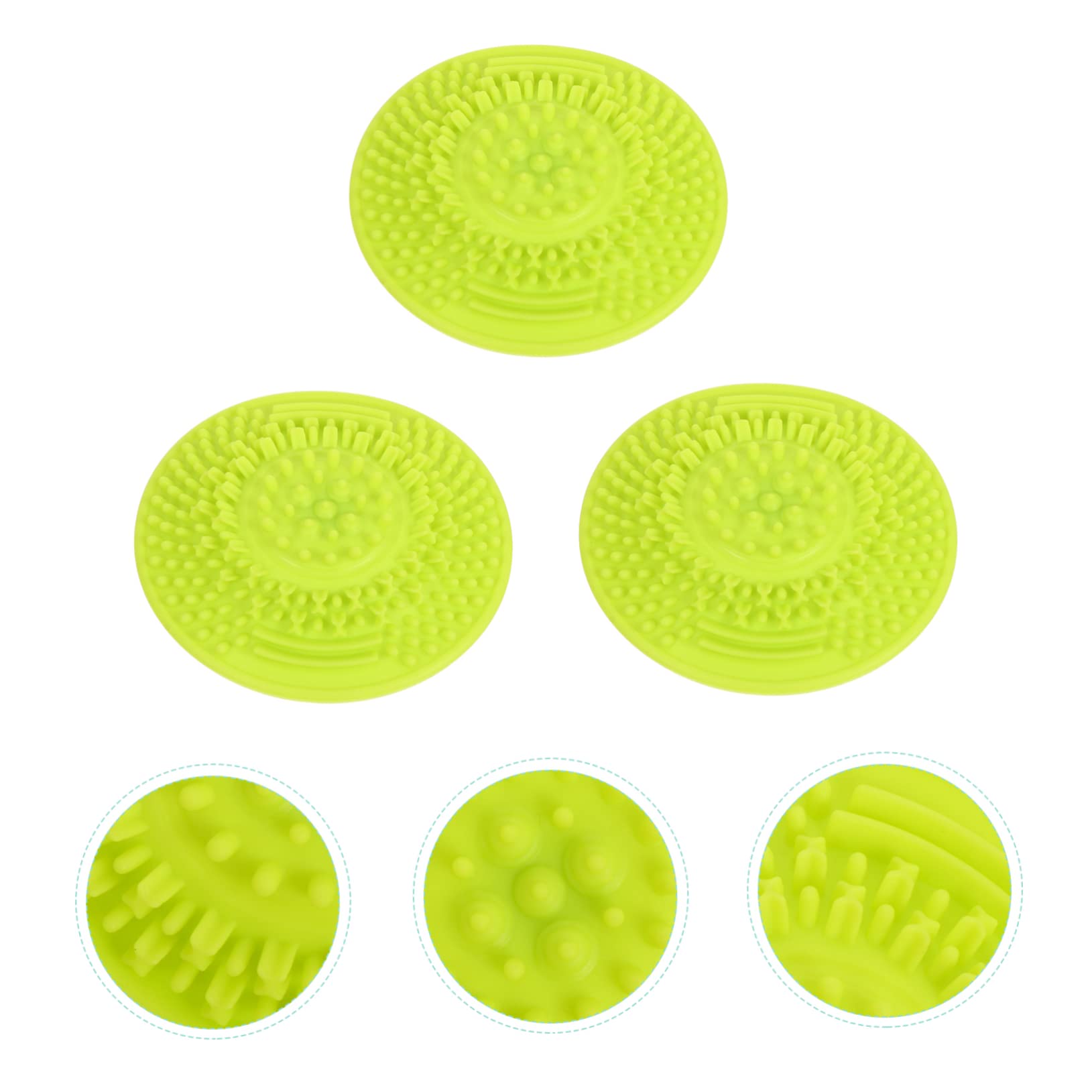 Housoutil 15 Pz tazza per pennelli da trucco tampone per la pulizia delle spazzole tappetini per la pulizia dei pennelli da trucco scrubber strumento di pulizia di bellezza