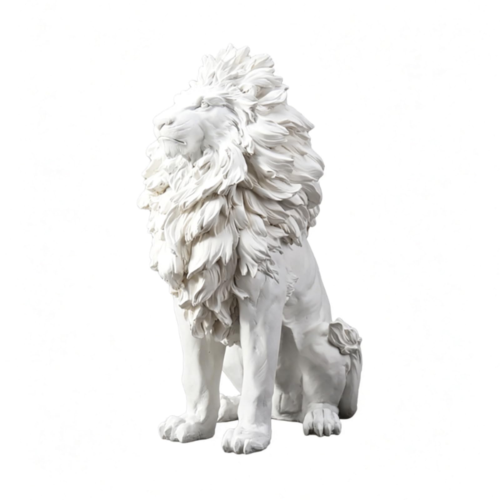 Hhhxkkuu Lion Sculpture Floor Statue,Modern Creative Animal Figurine