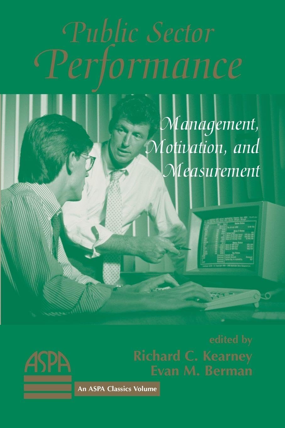 Buy Public Sector Performance: Management, Motivation, And Measurement (Classics on Cassette) — BookShops.in