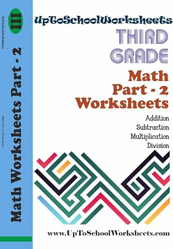 Class 3 Math Worksheets - Part 2 Workbook -Addition, subtraction, Multiplication and division -CBSE/ICSE-With Answer Key