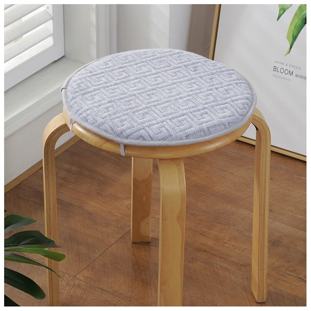 GHJL 1/2 Packs Round Bar High Stool Cushion Non-Slip Padded Dining Chair Pad Sponge Home Decor Simple Floor Cushions (Color : A, Size : 30cm(11.8in)*1 pack)