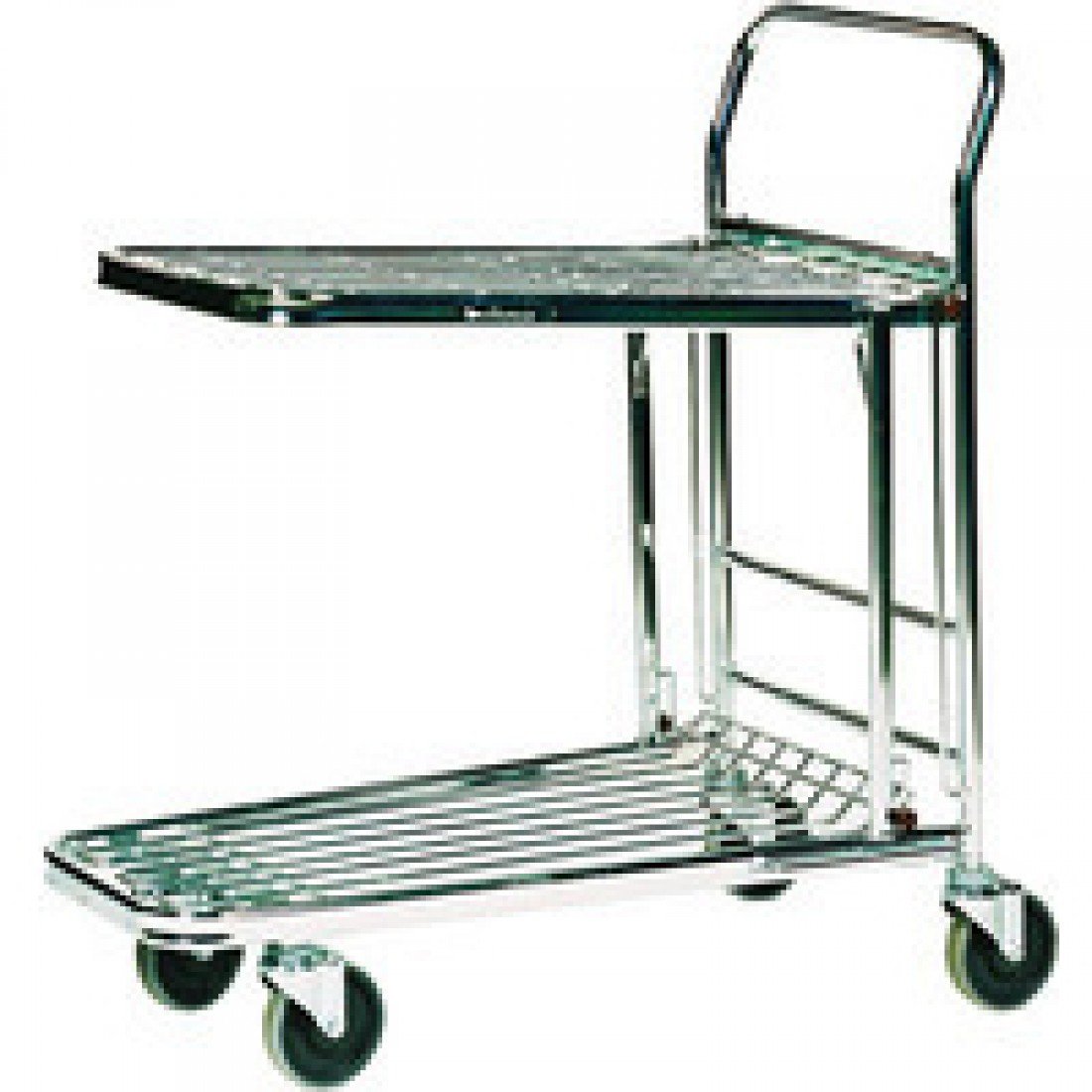 Grey Stock Trolley Metallic 373227
