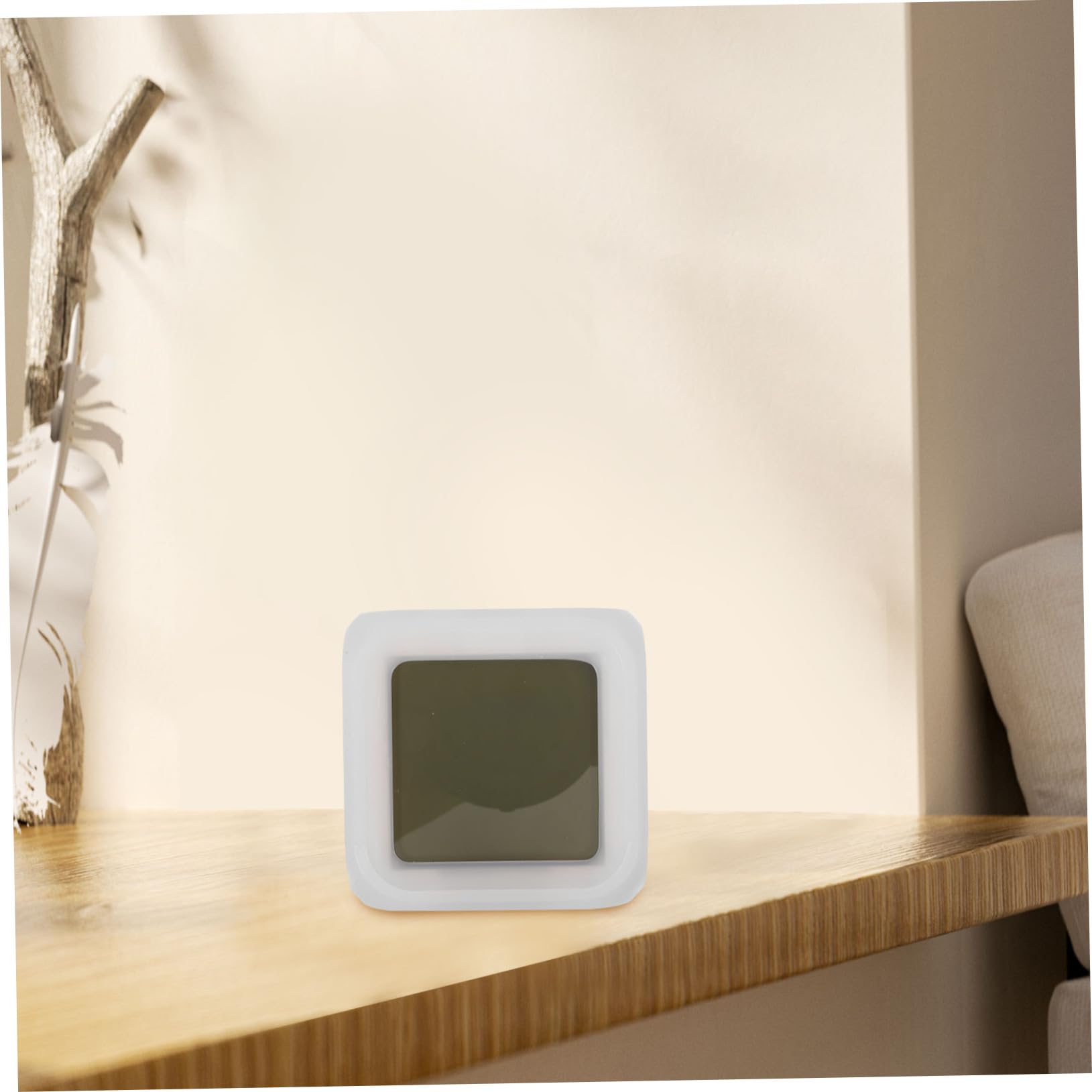 HOLIDYOYO Thermometer Display Clock Alarm Clock Calendar Display Clock Digital Clock Electronic Clock