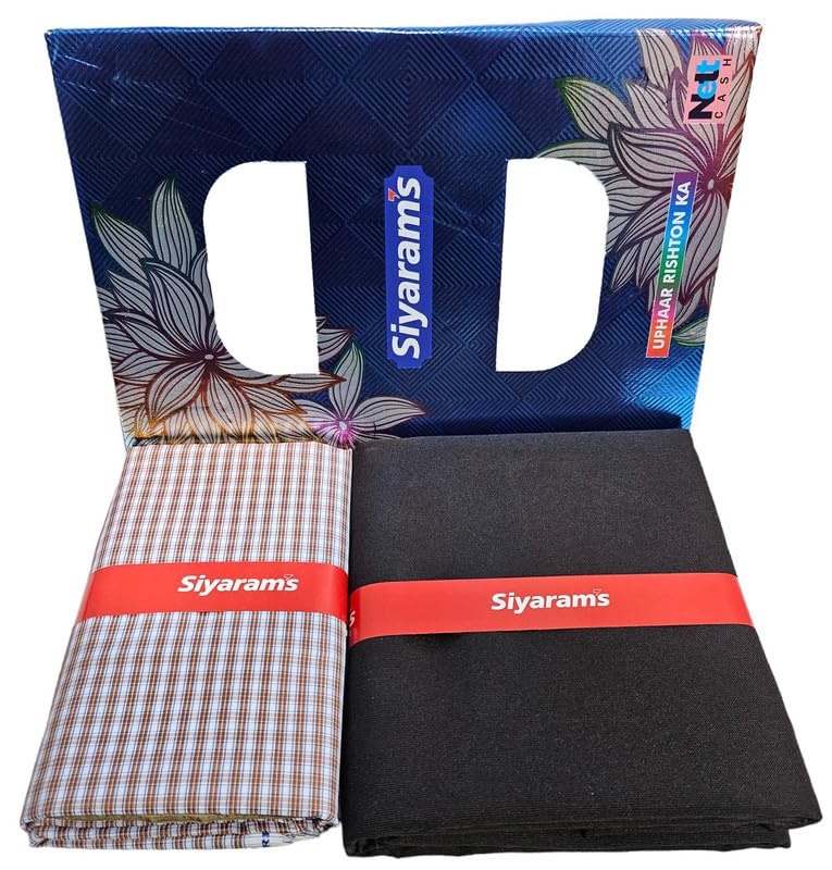 Shirt & Trouser Fabric in Box Packing (Shirt-2.35 m, Pant-1.25 m)