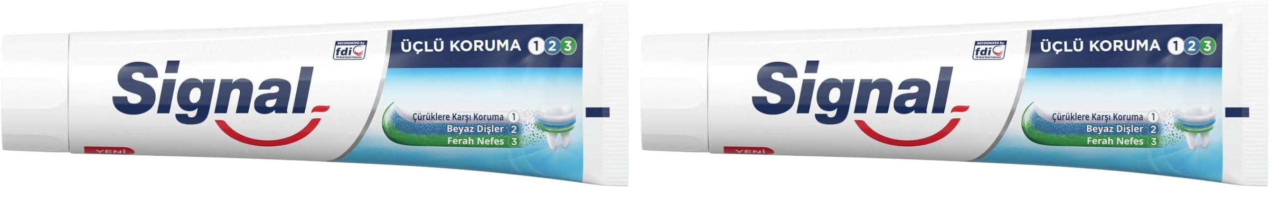 Signal Diş Macunu Üçlü Koruma, 120 ml 2li paket
