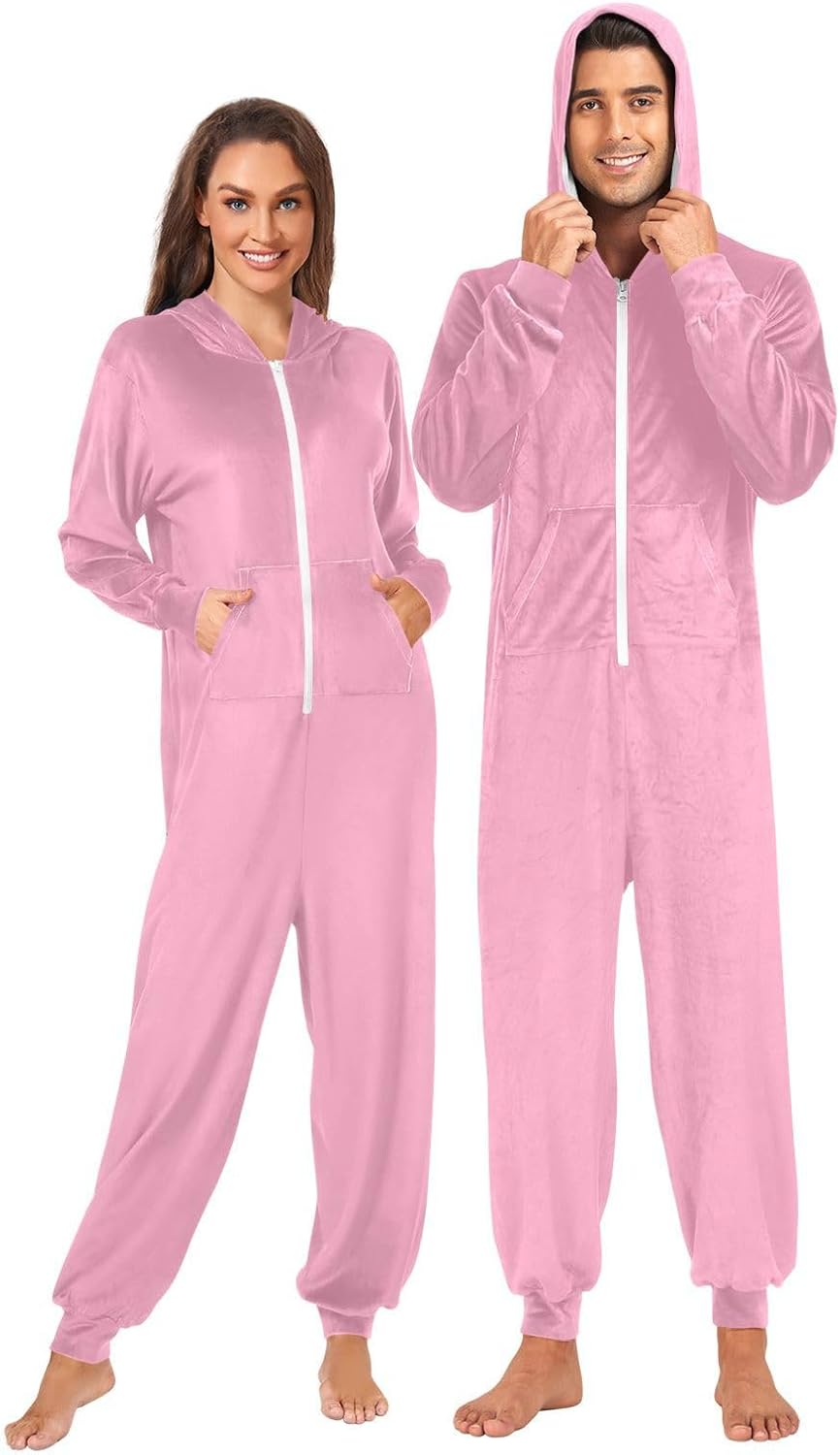 QUGRL Onesies Adult Pajamas Costume for Women Men Unisex Cosplay Sleepwear Homewear Suit Winter S-XL