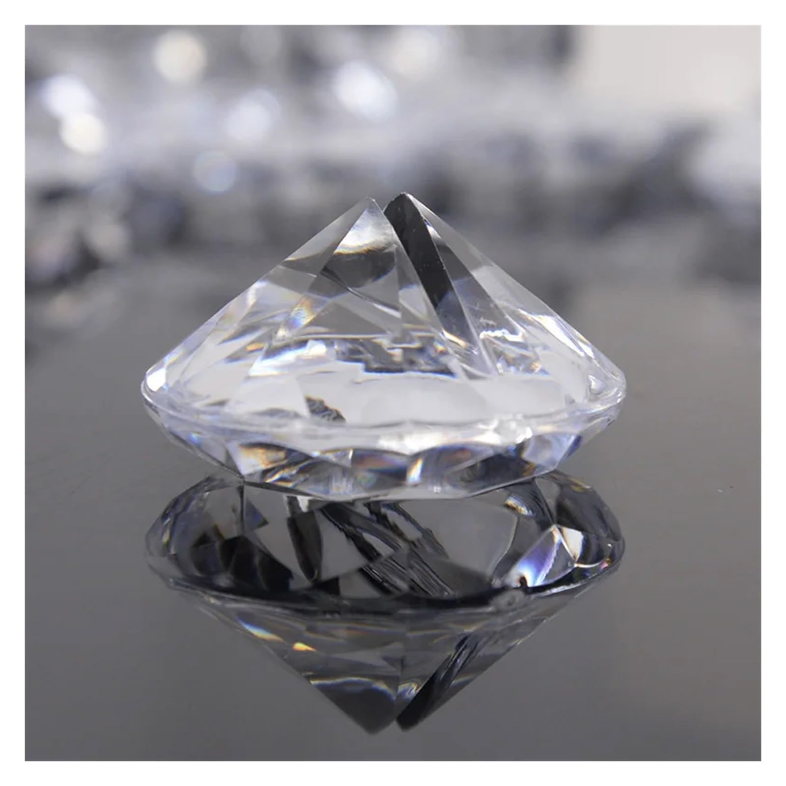 uchwyt na numer stołu, 5/10 szt. diamentowych akrylowych uchwytów na karty z miejscami stół, kryształowych numerów i identyfikatorów, dekoracje imprezowe(10pcs)