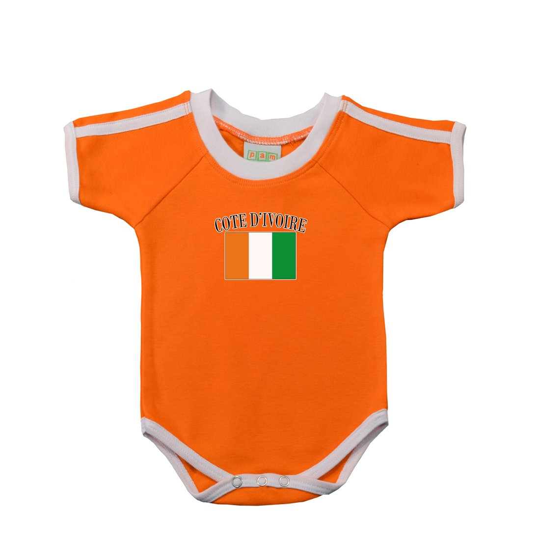Pam Gm Baby Ivory Coast Soccer Bodysuit Desertcart Seychelles