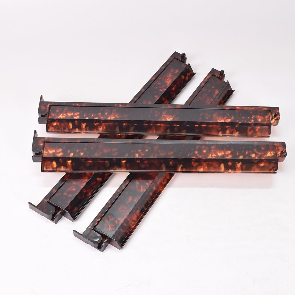 Porta Tessere Mahjong Americani Moderni, Set 4 Pezzi con Spingitori, Porta Tessere Mahjong Americani per Giocatori, Regalo per Serate di Gioco in Famiglia