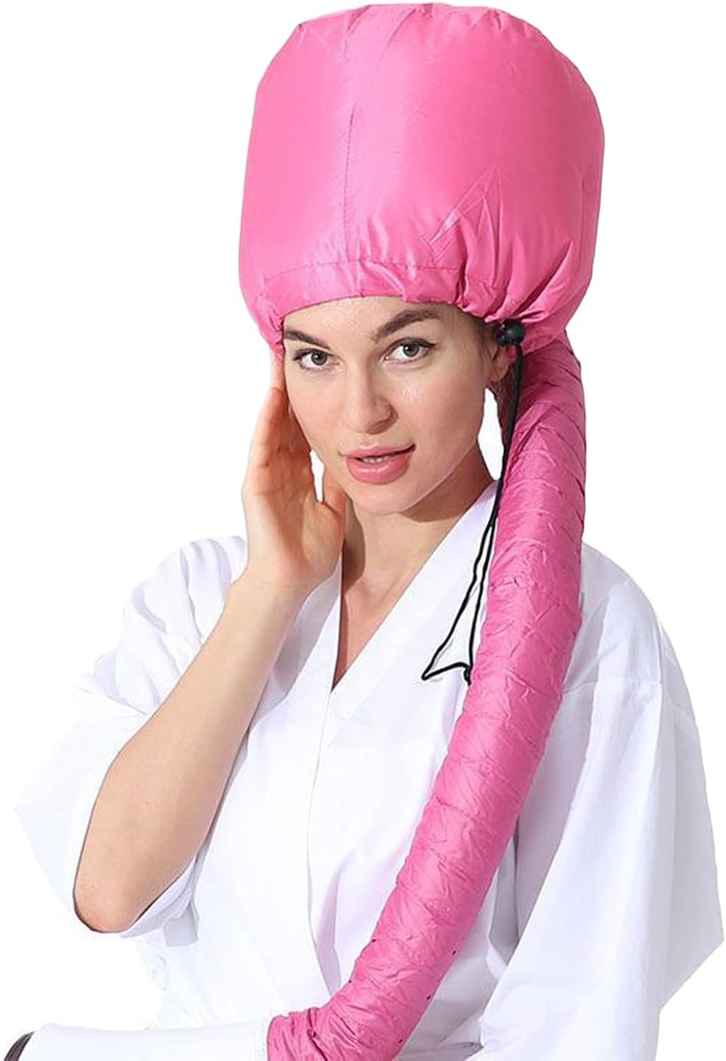 Portable Hooded Hair Dryer Bonnet Cap Hands Free for Quick Dry Deep Condition and Styling 1