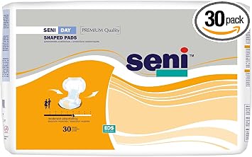 Seni Day Shaped Pads, 30 Count, Universal S-UN30-PS1-Pack