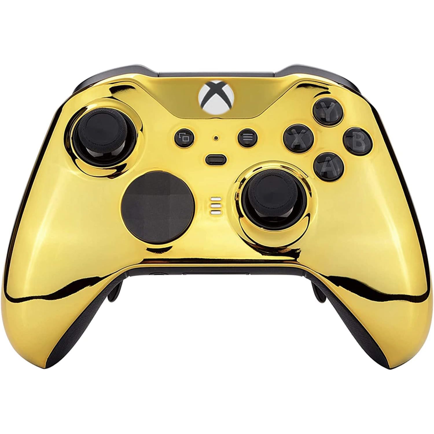 Custom Controllerzz Elite Series 2 Controller Compatible With Xbox One, Xbox Series S and Xbox Series X (Gold Chrome)