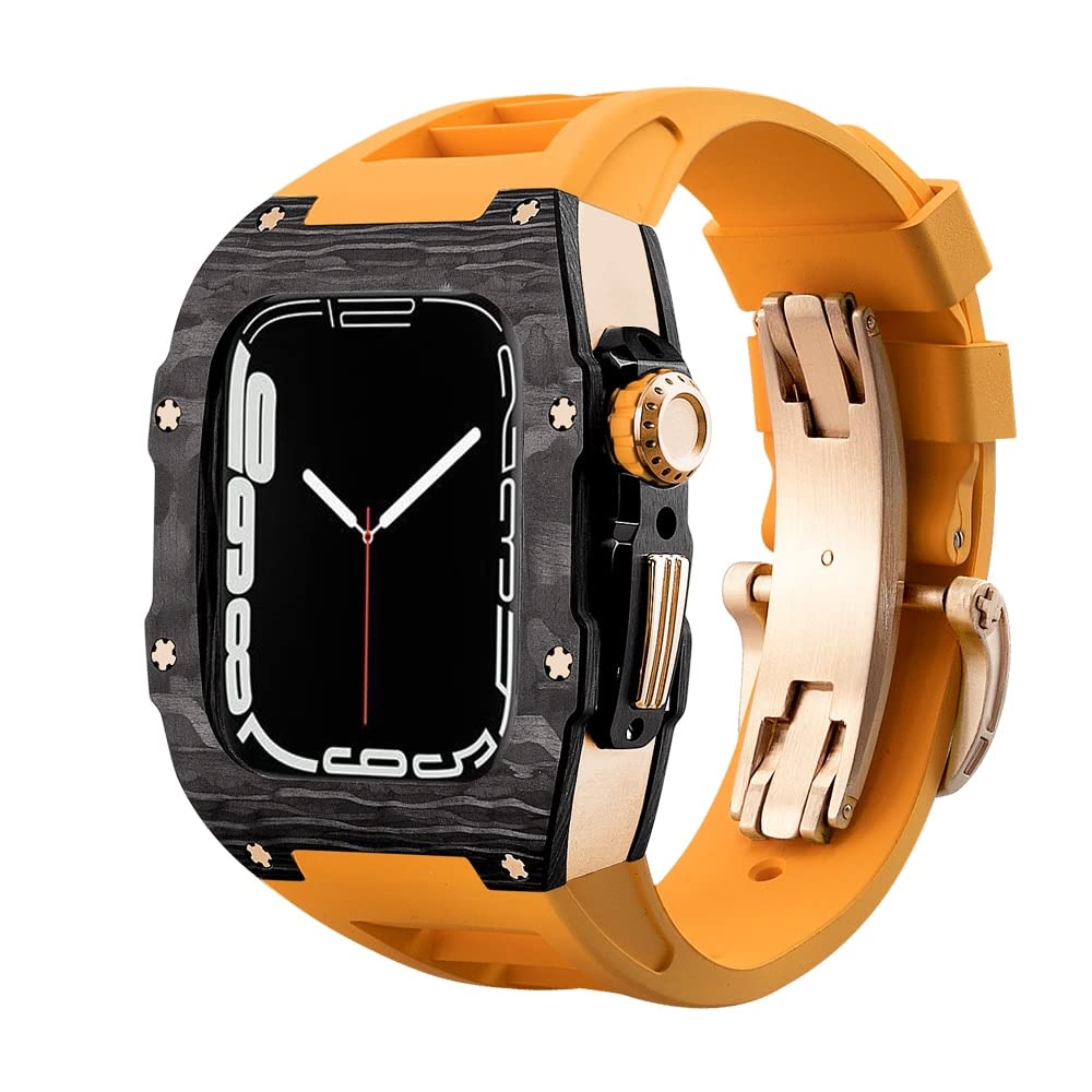 Boîtier Apple Watch 45mm carbone titane robuste contre les chocs - 8