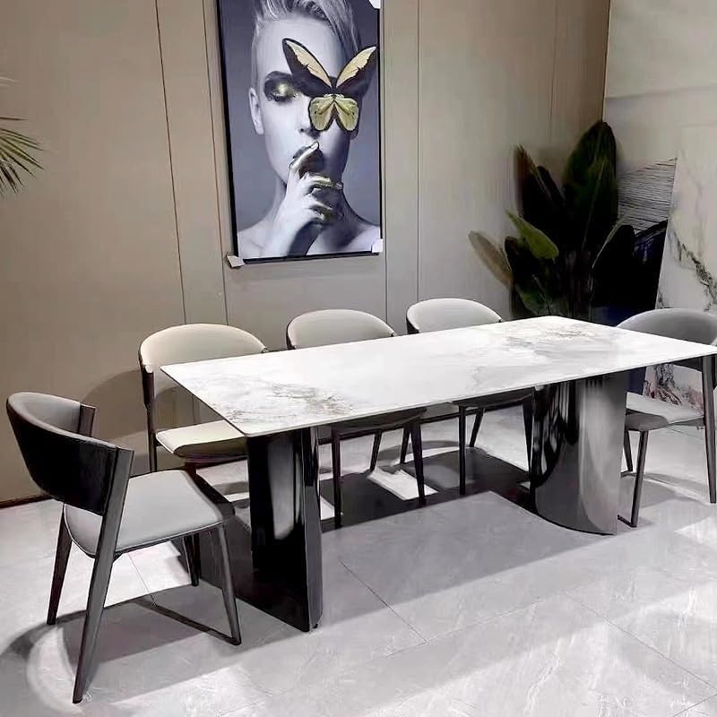 Miniatura 9 de Silla de escritorio cómoda Silla de comedor simple y moderna Silla de lujo ligera Silla de respaldo para el hogar Silla de comedor nórdica Silla de