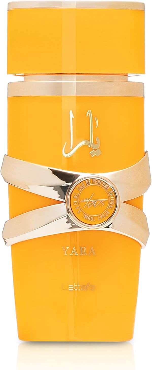 Lattafa Yara Tous - Tropical, Frutal, Floral, Vainilla - Eau de Parfum de Larga Duración para Mujer, 3.40 Onzas / 100 ml Ámbar Frutal 3.4 Fl Oz (Paquete de 1)