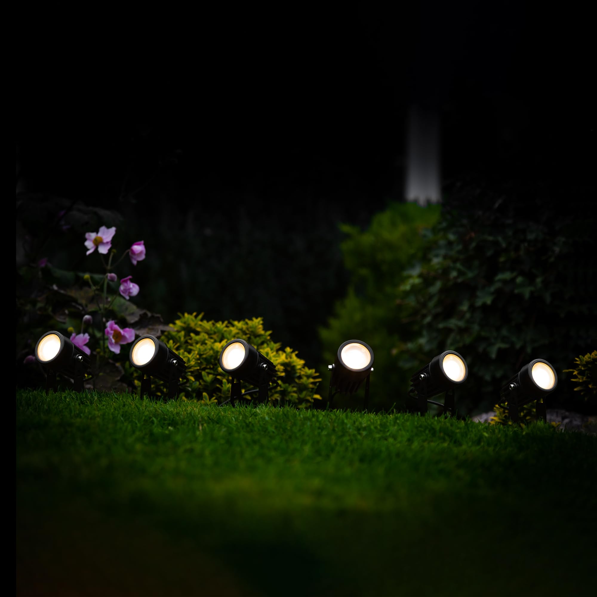 SolarCentre® Atlas Solar Powered Outdoor Spotlights (Set of 6)