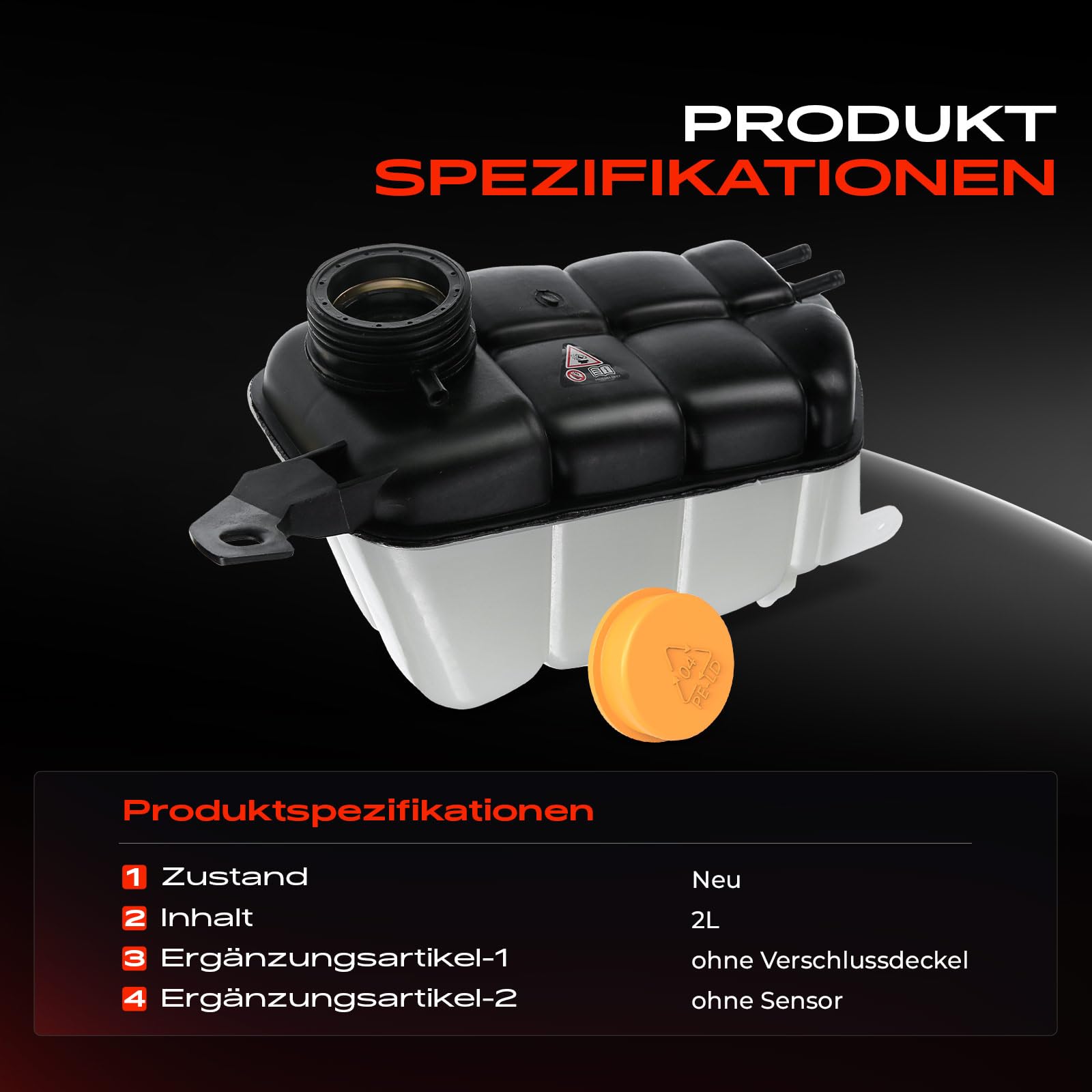 Frankberg Ausgleichsbehälter Kühlmittel für S-Klasse G-Klasse S-Klasse Coupe W220 W463 C215 1998-2019 2205000049