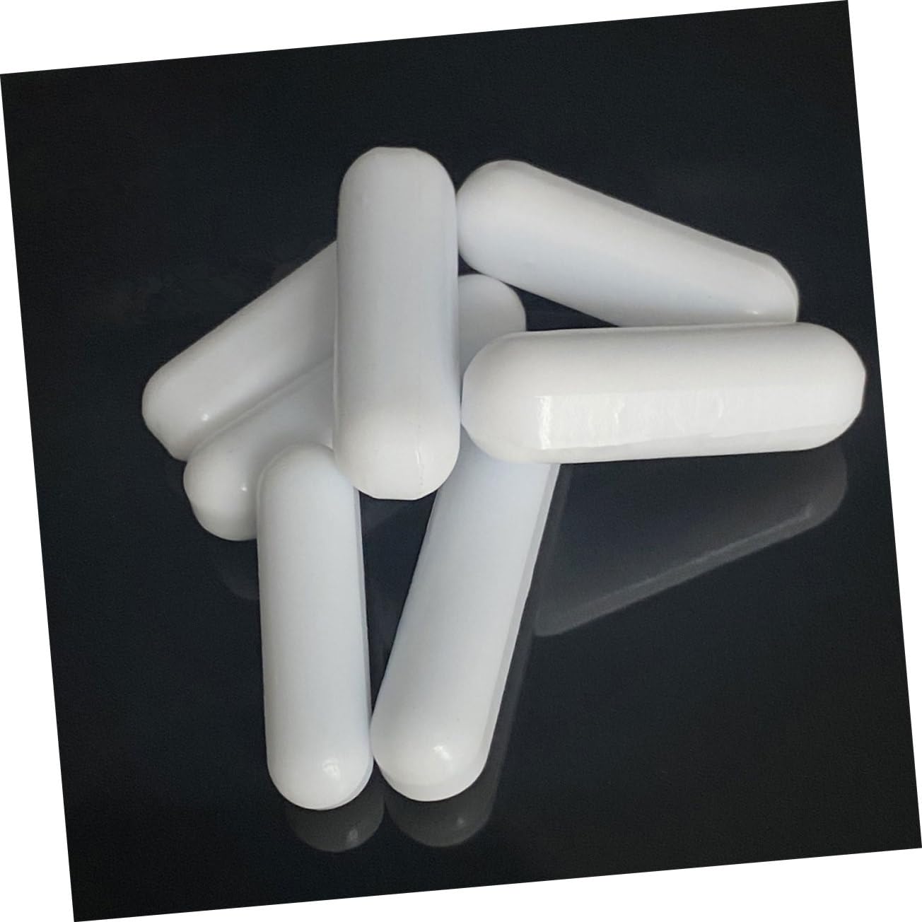 Holibanna 16 pezzi Barra Agitatrice Ptfe Cilindrica per Laboratorio Resistente e Liscia per Miscelazione Precisa e e Reagenti