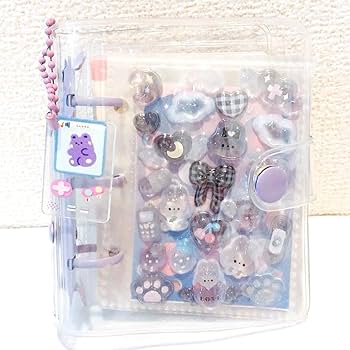 Amazon.co.jp: チャーム リフィル10枚付3穴バインダー シール帳