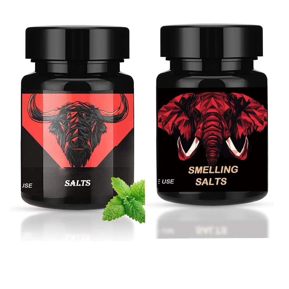 Sealed Oni+Mint Oni Salts for Athletes, Salts for Powerlifting, Hockey & Weightlifting – Activate Before Smelling – Instant Energy Boost, Focus & Motivation(2 Pack)