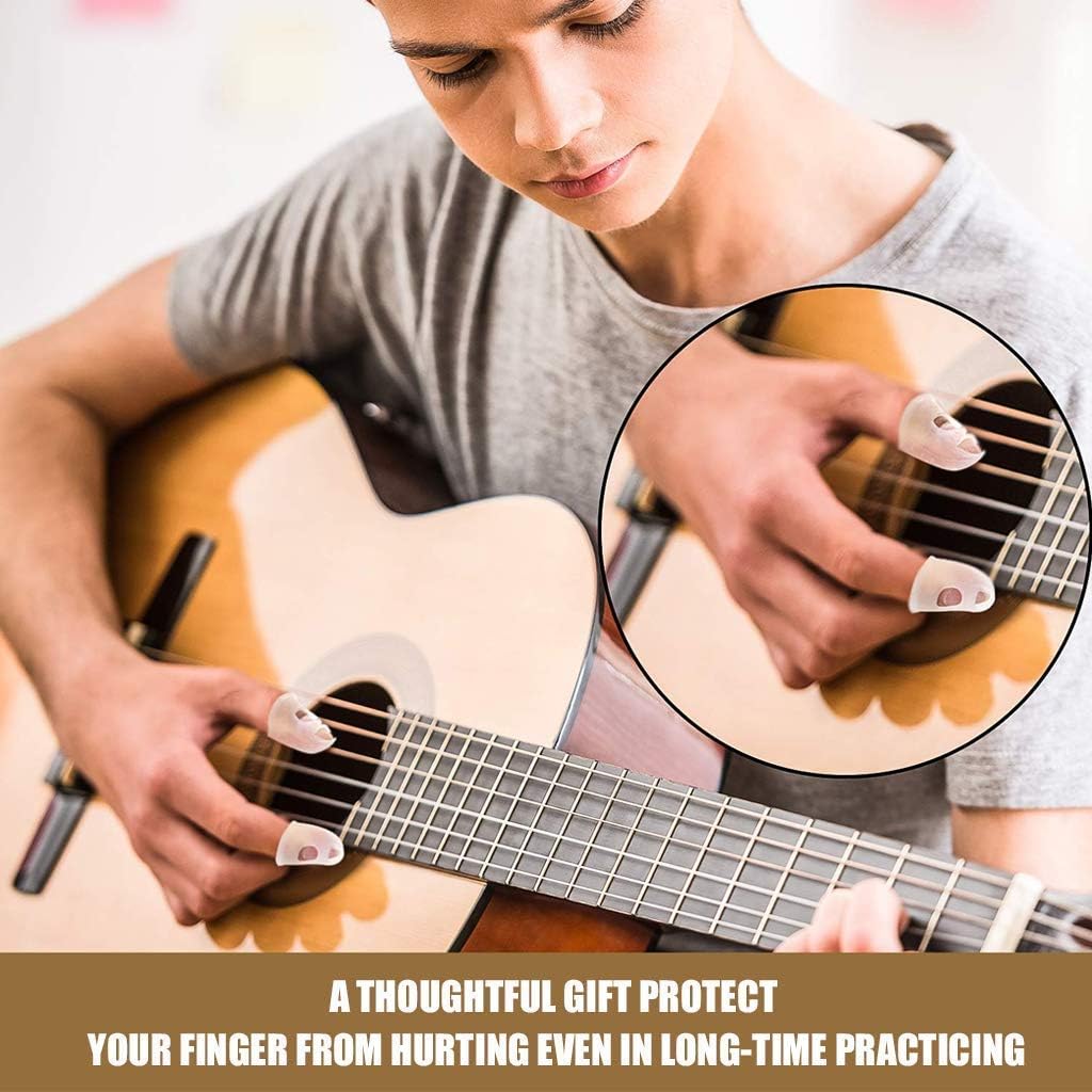 guitar fingertip protectors,Silicone Guitar Finger Guards,Fingertip
