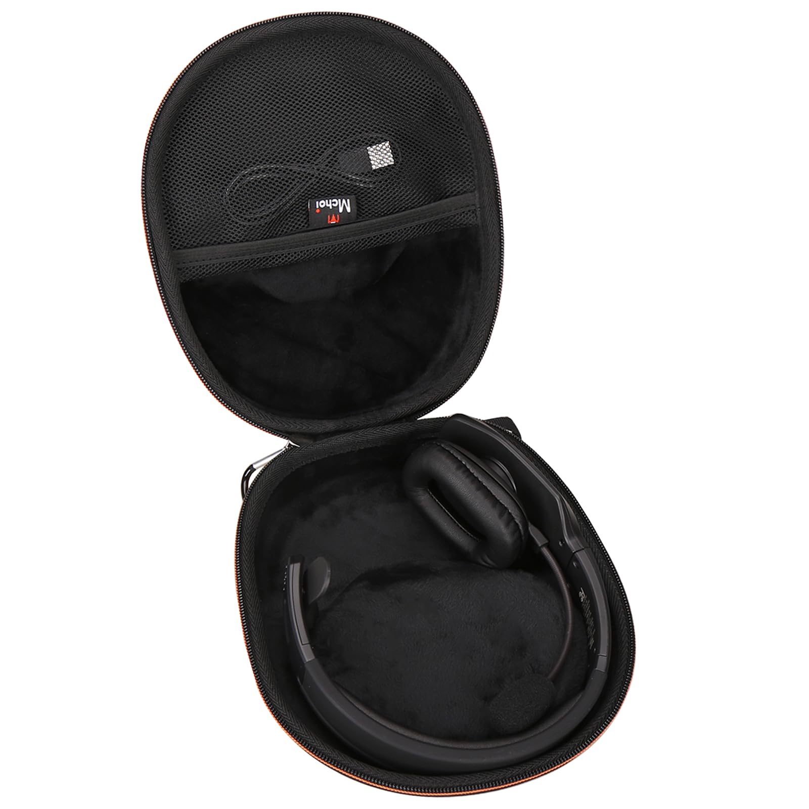 Photo 1 of Mchoi Hard Carrying Case Suitable for LEVN Headset with Microphone, Trucker Headset, Waterproof Shockproof Headset Travel Protective Case, Case Only
