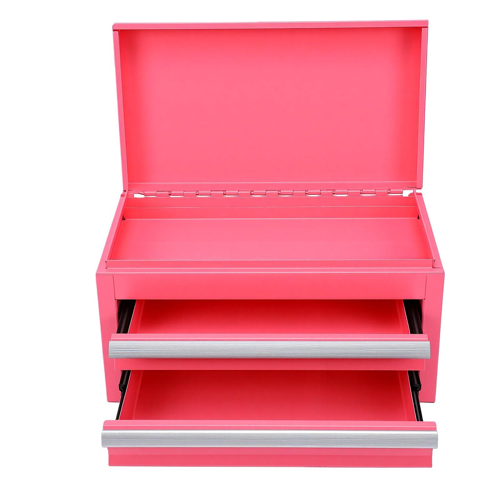 Caja de Herramientas Mini con 2 Cajones, Hierro Rosa