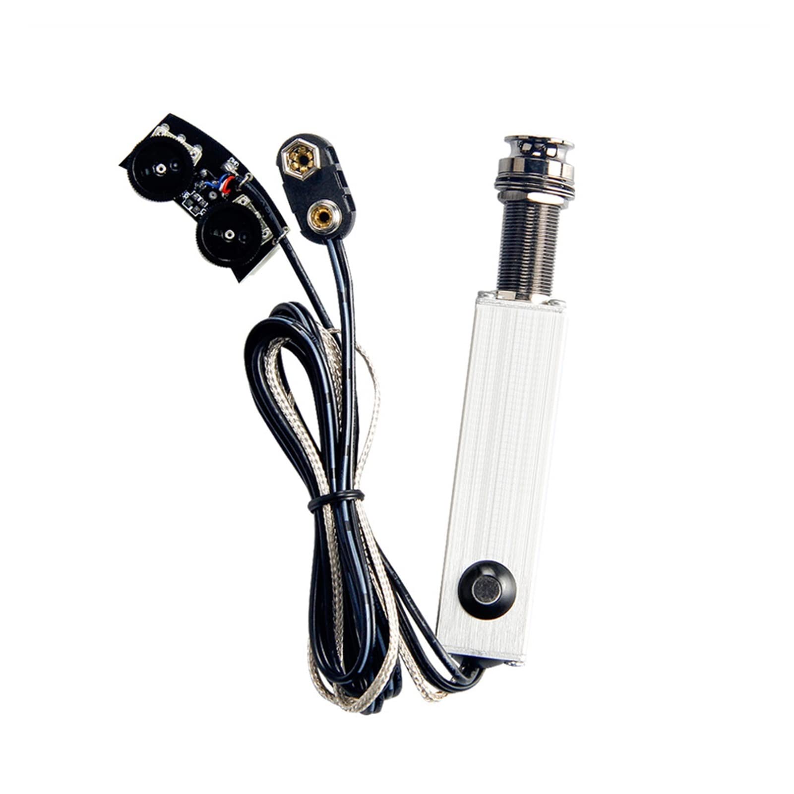 Sistema De Mezcla Profesional, Pastilla De Guitarra Clásica Popular Acústica con Placa De Micrófono, Función De Pastilla Pat, Soporte para Púas De Guitarra