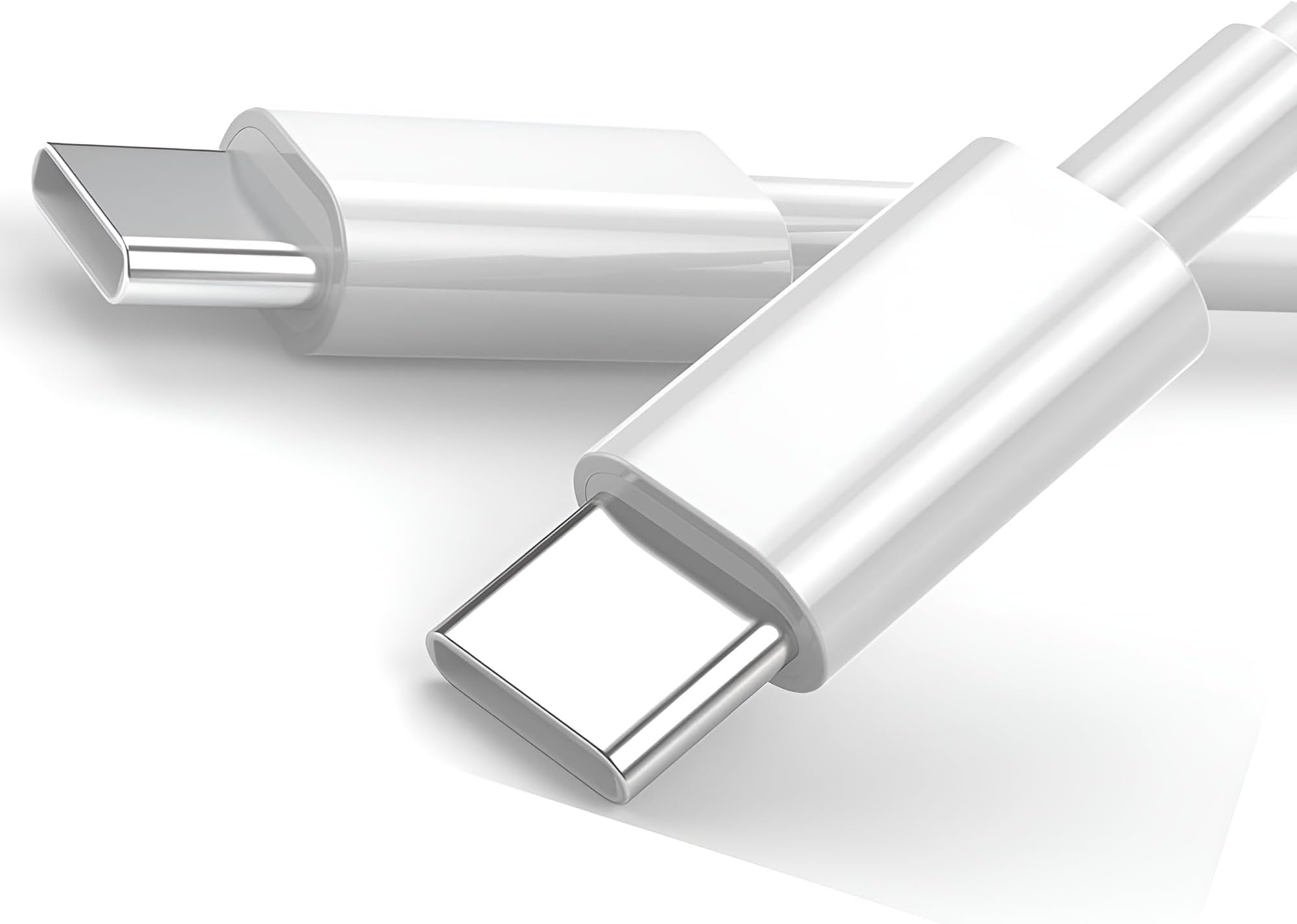 Samsung Original Type C To C Mobile Data Charging Cable For Samsung Galaxy M15/A06/F06/F15/F14,A54/A15/A14/A34/A23,M14/M34/S21 Fe/S22/S23/S23 Fe 5G/S24/Superfast Transfer Power Delivery Cabel,White