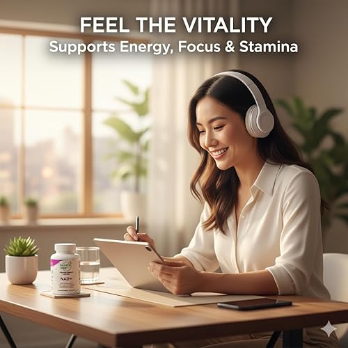 Miniatura 5 de Regeneración celular NAD+ premium con quercetina y resveratrol 500mg  Suplemento avanzado antienvejecimiento y vitalidad  Reparación celular y apoyo