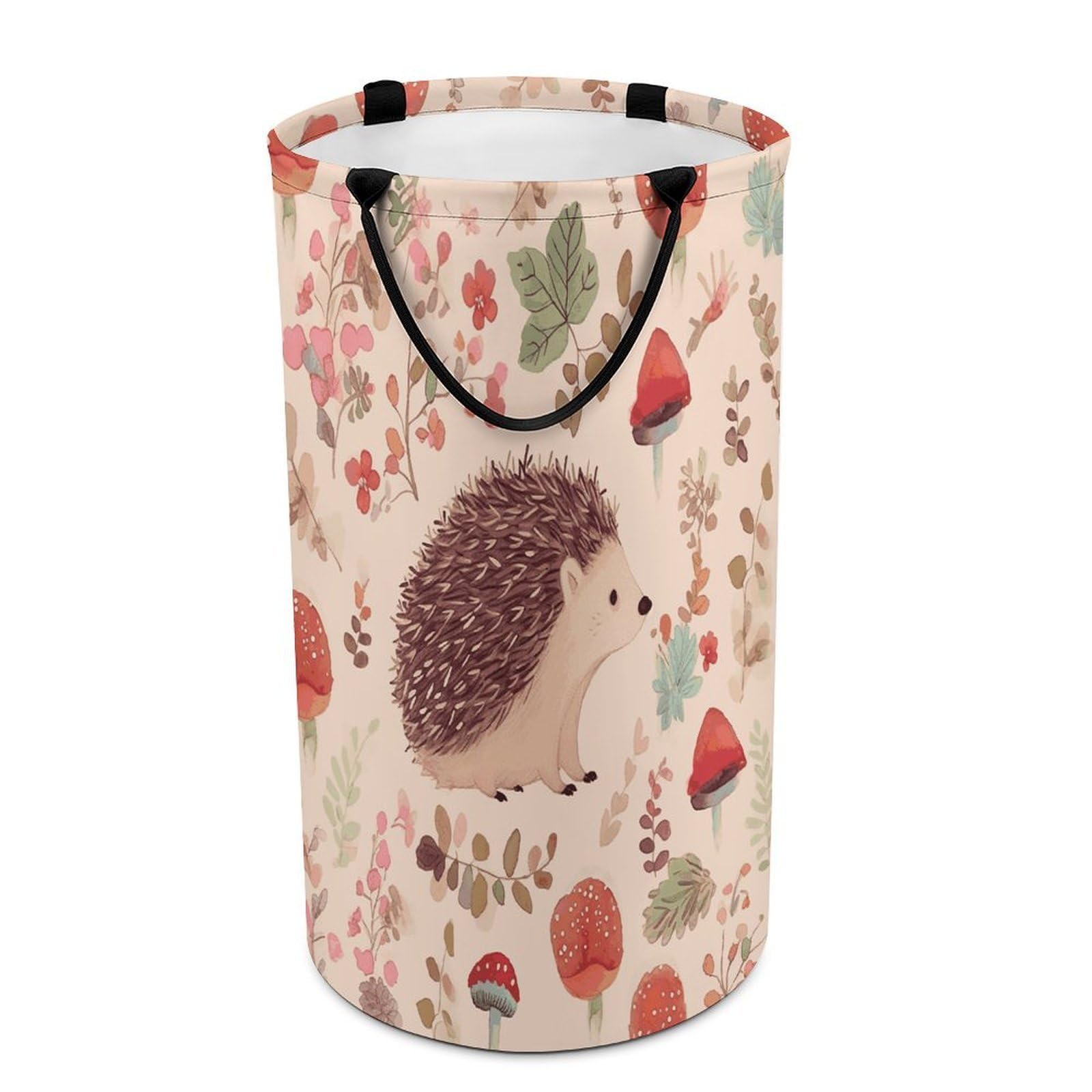 Lovely Hedgehog Dirty Clothes Basket Large Capacity Laundry Basket Freestanding Laundrys Hampers Tall Collapsible Clothes Hamper for Blankets Toys