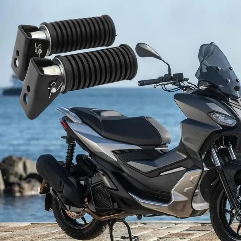 Pédales moto arrière GS125 GN125 robustes pour remplacer des cale-pieds usés ou cassés