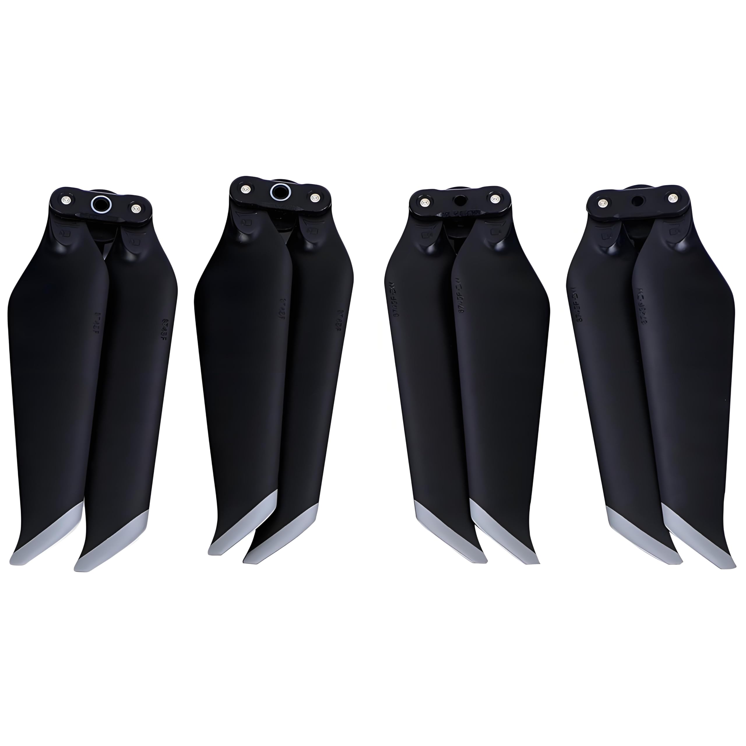 2 Pairs RC Drone Propellers, Noise-reducing Quick Release Propellers Compatible with DJI MAVIC 2 PRO/ZOOM(Gray Edge)