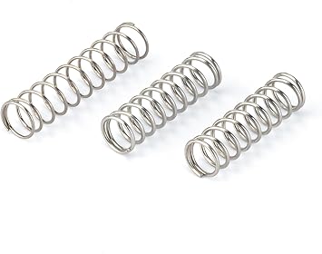 Compression Spring, 10 Pcs1.2mm x 8mm x 25mm, 1.2mm Wire Diameter, 8mm OD, 25mm Free Length, 304 Stainless Steel,1.2 x 8 x 50mm