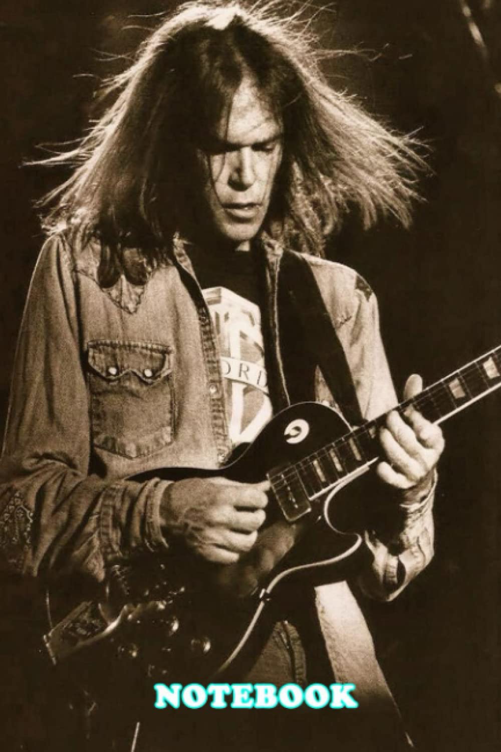 Notebook : Neil Young Crosby, Stills, Nash & Young Blank Lined Notebook Journal for Writing 100 Pages, Thankgiving Notebook Present, Gifts For Fan #191