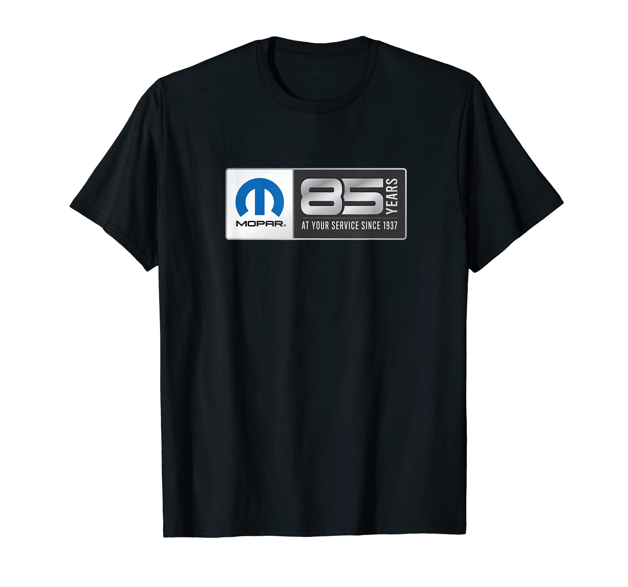 Mopar EnthusiastMopar 85th Anniversary Logo T-ShirtOEKO-TEX STANDARD 100
