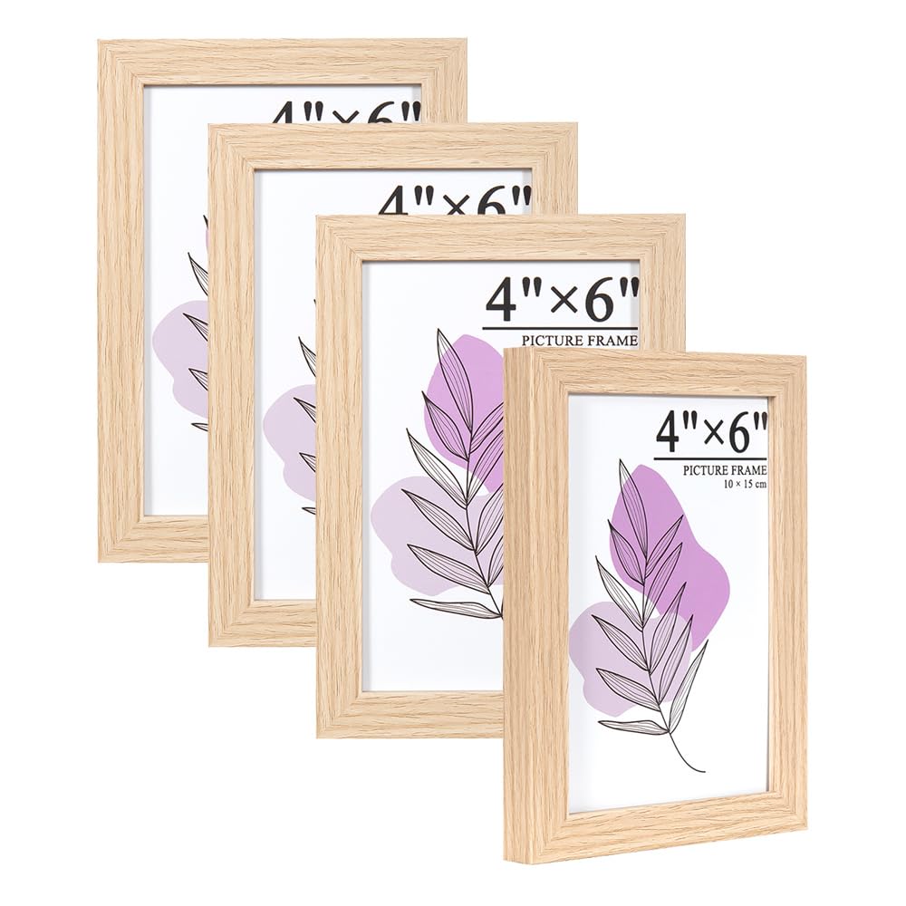 Baoee Bilderrahmen A4 mit Passepartout, 3er-Set, Fotorahmen mit Acrylglas, A4-Rahmen, A4-Bilderrahmen, A4-Posterrahmen, A4-Urkundenrahmen, freistehend und zur Wandmontage