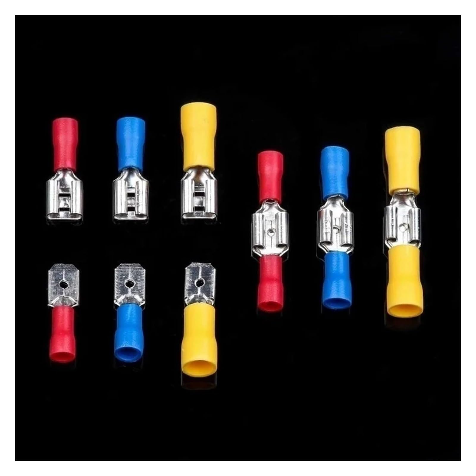 Connecteur de câble isolé, 280 pièces, fil électrique, sertissage, pelle, anneau bout à bout, ensemble de fourchettes, cosses d'anneau, bornes roulées, Kit assorti