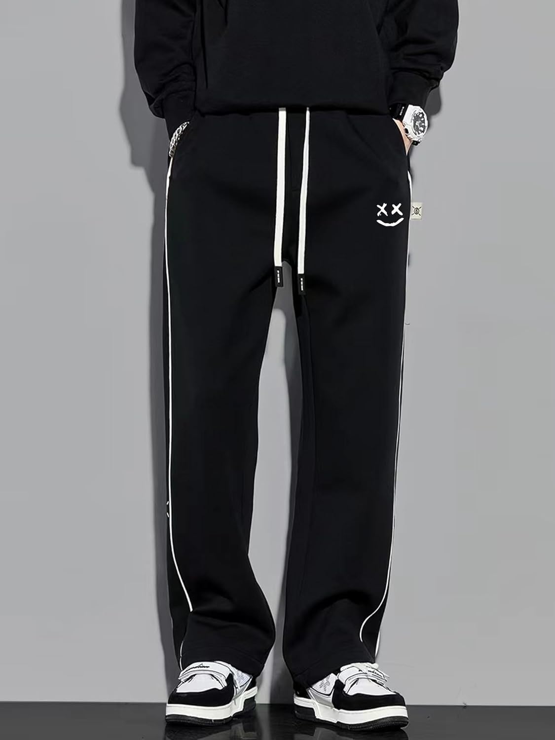 CLOAKA Sweatpants Mens Joggers Men's Track Workout Athletic Running Pants for Gym Relaxed Fit with Pockets Elastic Waist