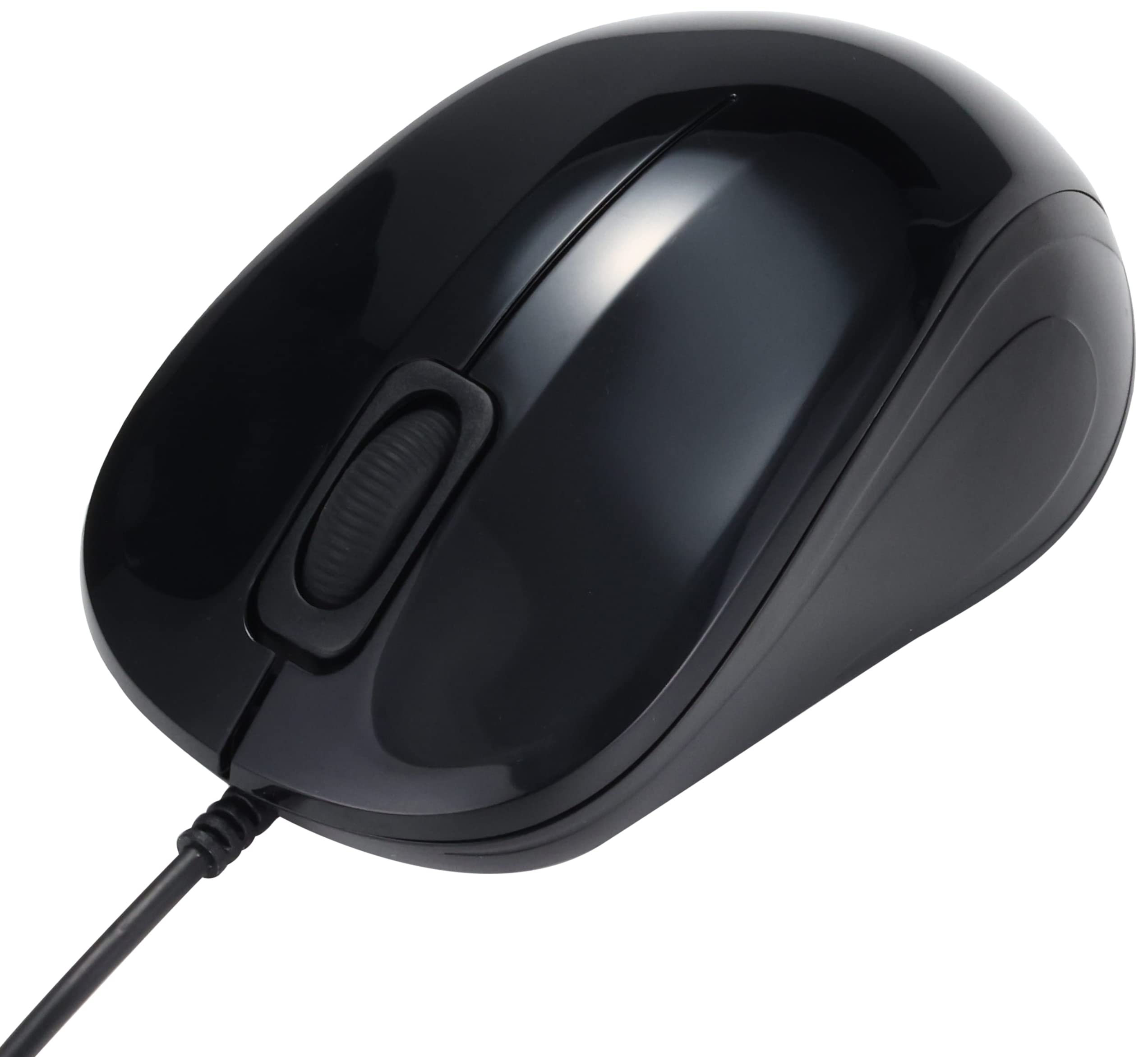 SANWA SUPPLY MA-BL9BK - Ratón (Ambidextro, Óptico, USB, 1000 DPI, Negro)