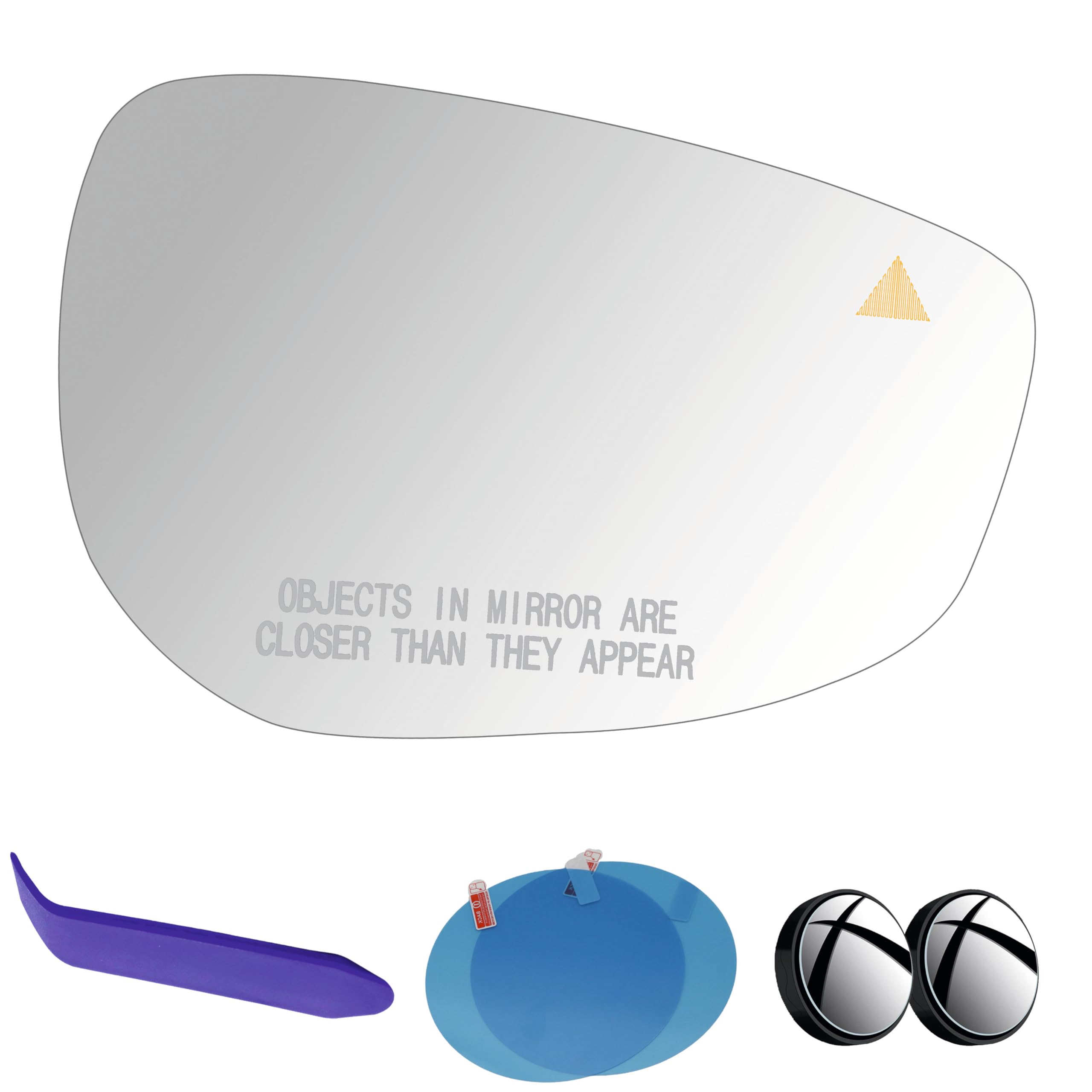 EAP Passenger Side Mirror Glass Compatible with Mazda 3 2019-2025