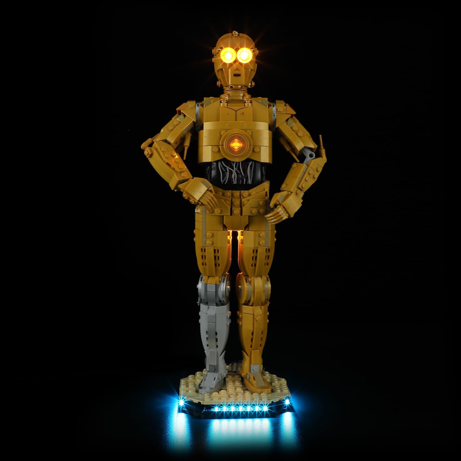 Light Kit for C-3PO - Led Lighting Compatible with Lego Star Wars 75398 Building Set