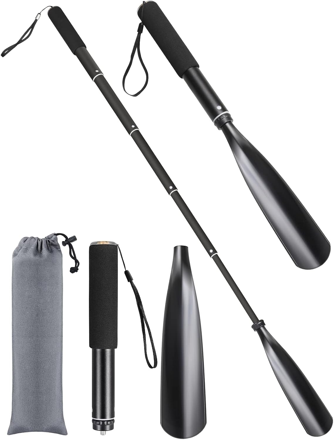 Mishell Shoe Horn Long Handle, Telescopic 16"-38", Sturdy Aluminium Alloy, Shoe Horn Long Handle For Seniors Men Women Kids, Shoehorn Long-handled for Boots, Long Shoe Horn For Men