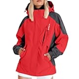 Rain Jackets for Women Loose Fit Waterproof Lightweight Rain Coat for Hiking Travel Windbreaker with Hood Trench Coat