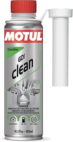 Motul GDI Clean | Limpiador de sistema de combustible para motores de inyección directa de gasolina | Ayuda a limpiar las puntas del inyector y las