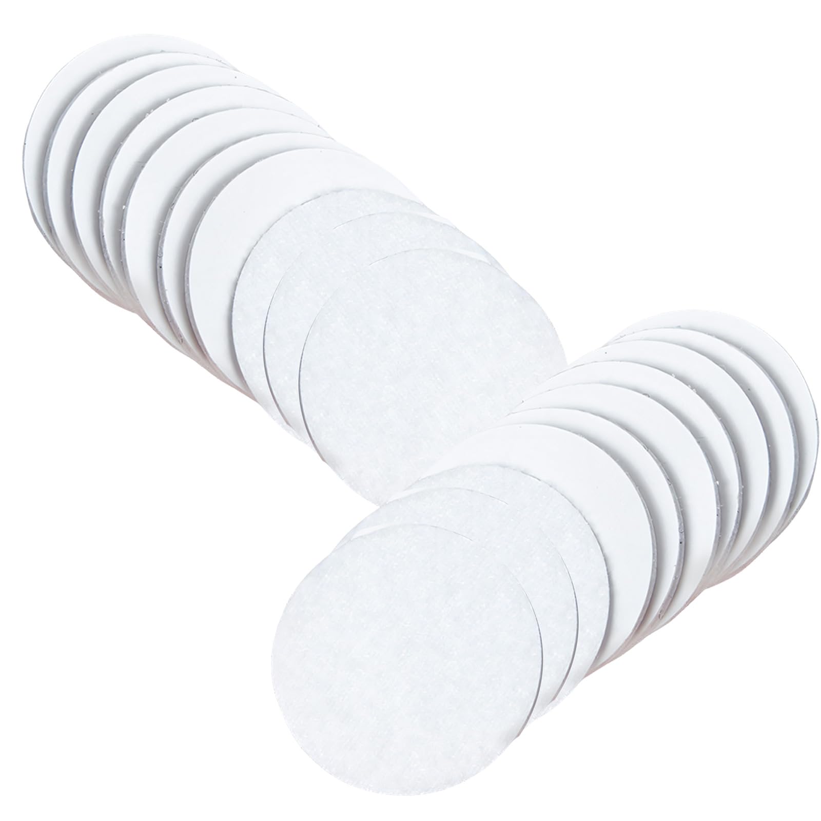 Zxfdsfdbnm 10 Strong Grip Adhesive Round Sticky Patches Hook and Loop Fasteners for Securing Furniture Cover and Decorative Fabrics Adhesive Hook and Loop Tape